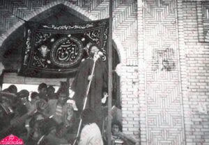 سخنرانی آیت‌الله شفیعی در جمع مردم جهرم در محرم 57