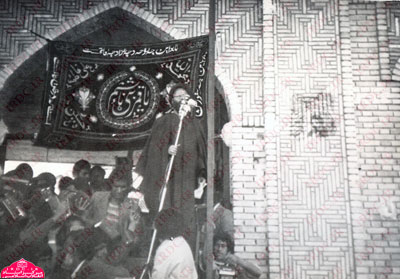 سخنرانی آیت‌الله شفیعی در جمع مردم جهرم در محرم 57