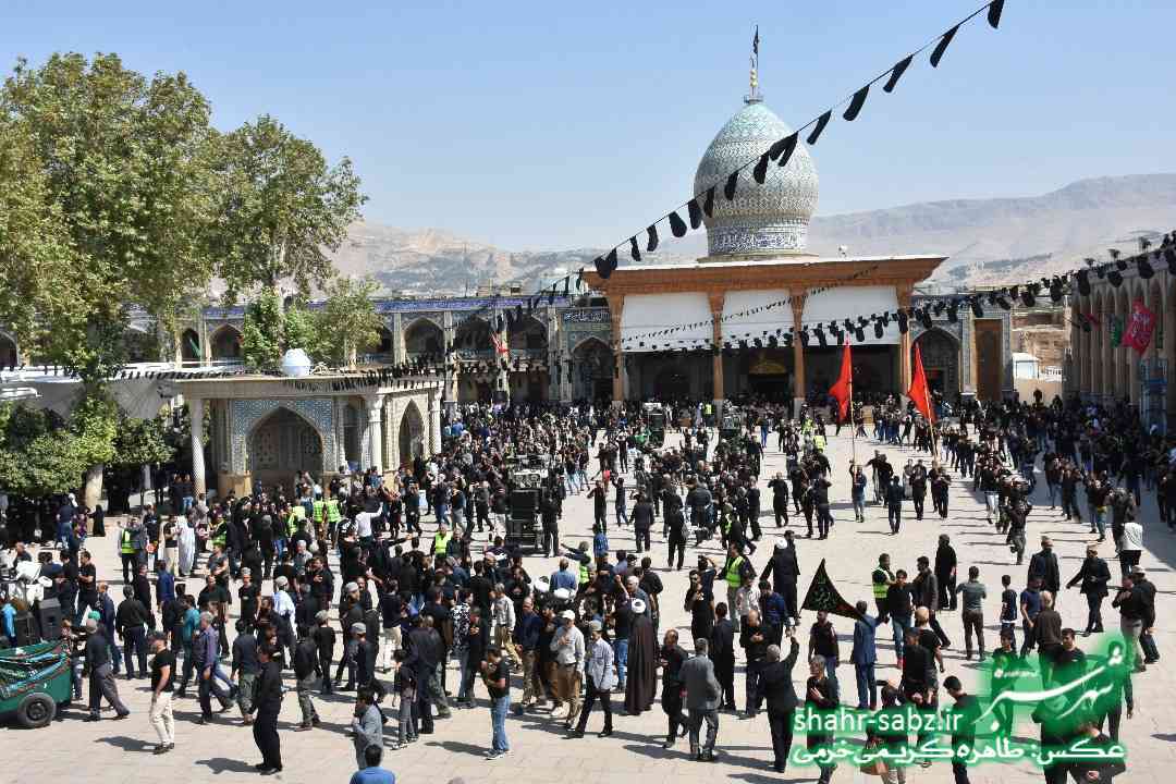 28-06-1397 تاسوعای حسینی شیراز حرم شاهچراغ -عکس: طاهره کریمی خرمی