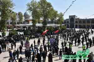 28-06-1397 تاسوعای حسینی شیراز حرم شاهچراغ -عکس: طاهره کریمی خرمی