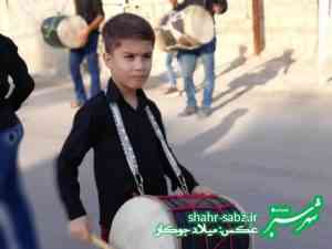 29-06-01397روز عاشورا هئیت عزاداری روستای تل ابیض و جدول ترکی جره و بالاده -عکس: میلاد جوکار