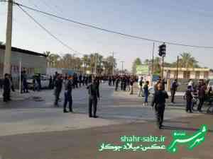 29-06-01397روز عاشورا هئیت عزاداری روستای تل ابیض و جدول ترکی جره و بالاده -عکس: میلاد جوکار