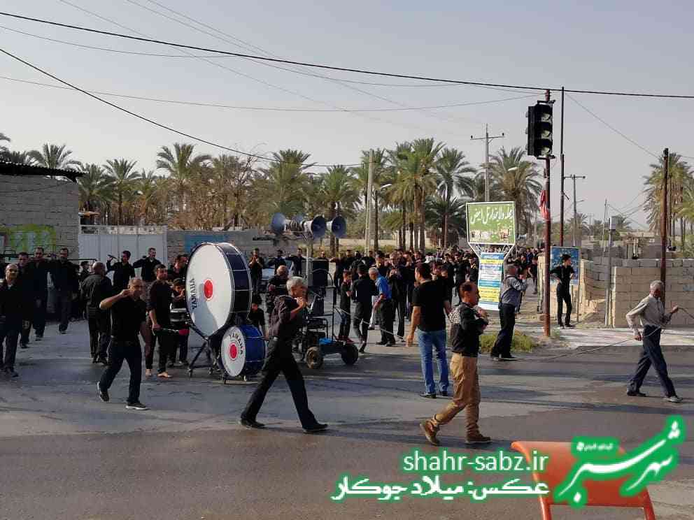 29-06-01397روز عاشورا هئیت عزاداری روستای تل ابیض و جدول ترکی جره و بالاده -عکس: میلاد جوکار
