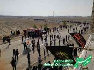 29-06-01397روز عاشورا هئیت عزاداری روستای تل ابیض و جدول ترکی جره و بالاده -عکس: میلاد جوکار