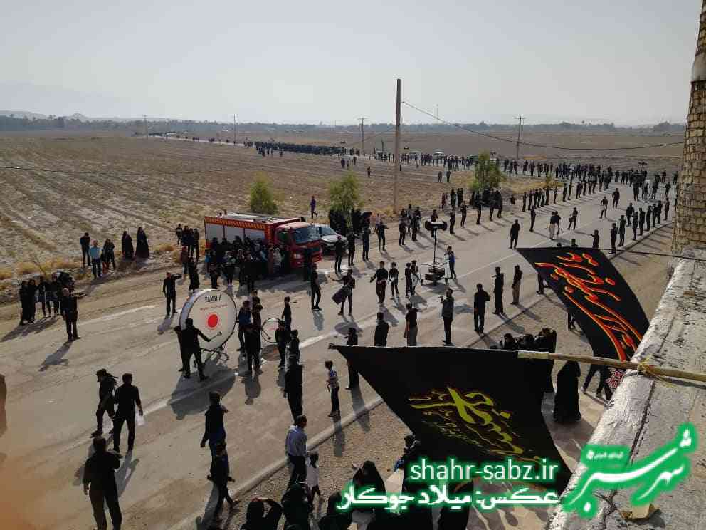 29-06-01397روز عاشورا هئیت عزاداری روستای تل ابیض و جدول ترکی جره و بالاده -عکس: میلاد جوکار