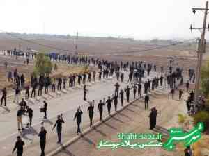 29-06-01397روز عاشورا هئیت عزاداری روستای تل ابیض و جدول ترکی جره و بالاده -عکس: میلاد جوکار