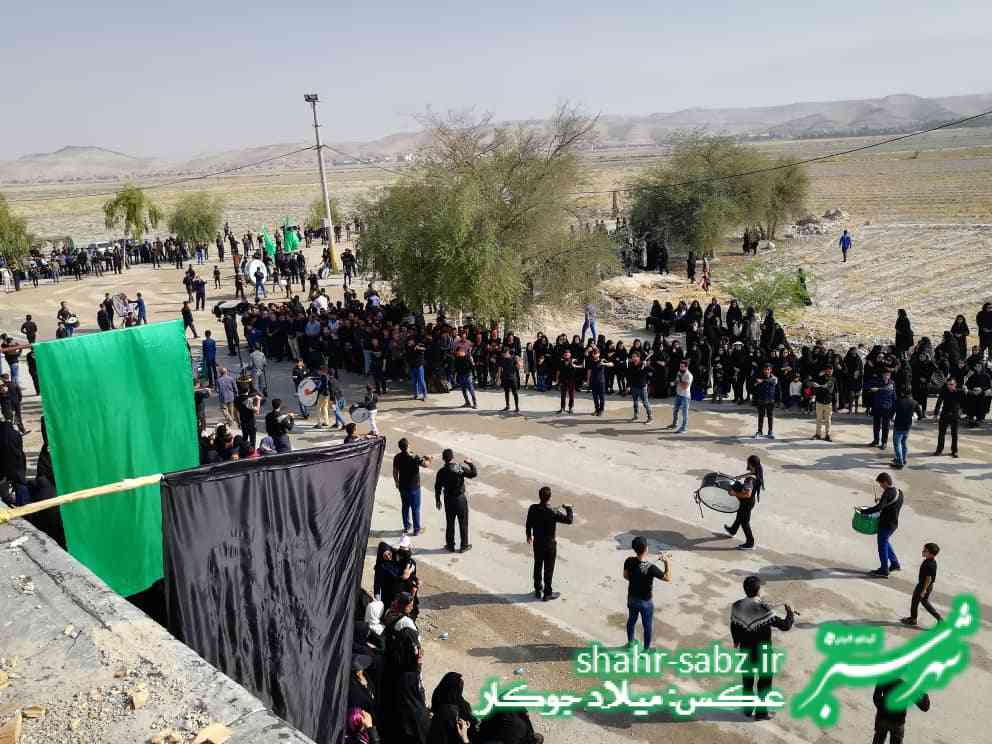 29-06-01397روز عاشورا هئیت عزاداری روستای تل ابیض و جدول ترکی جره و بالاده -عکس: میلاد جوکار