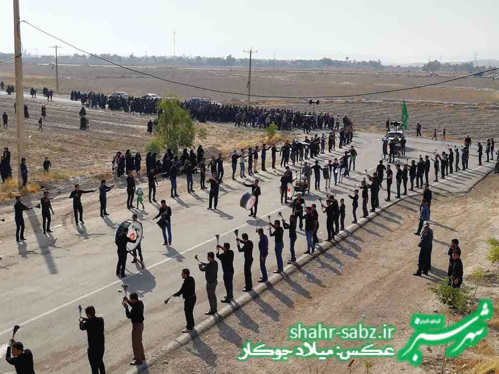 29-06-01397روز عاشورا هئیت عزاداری روستای تل ابیض و جدول ترکی جره و بالاده -عکس: میلاد جوکار