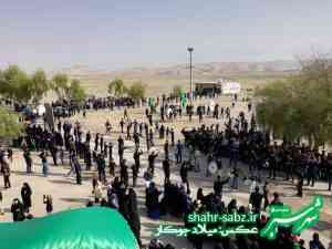 29-06-01397روز عاشورا هئیت عزاداری روستای تل ابیض و جدول ترکی جره و بالاده -عکس: میلاد جوکار