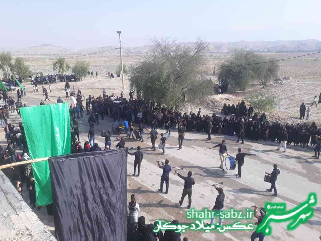 29-06-01397روز عاشورا هئیت عزاداری روستای تل ابیض و جدول ترکی جره و بالاده -عکس: میلاد جوکار