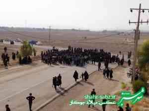 29-06-01397روز عاشورا هئیت عزاداری روستای تل ابیض و جدول ترکی جره و بالاده -عکس: میلاد جوکار