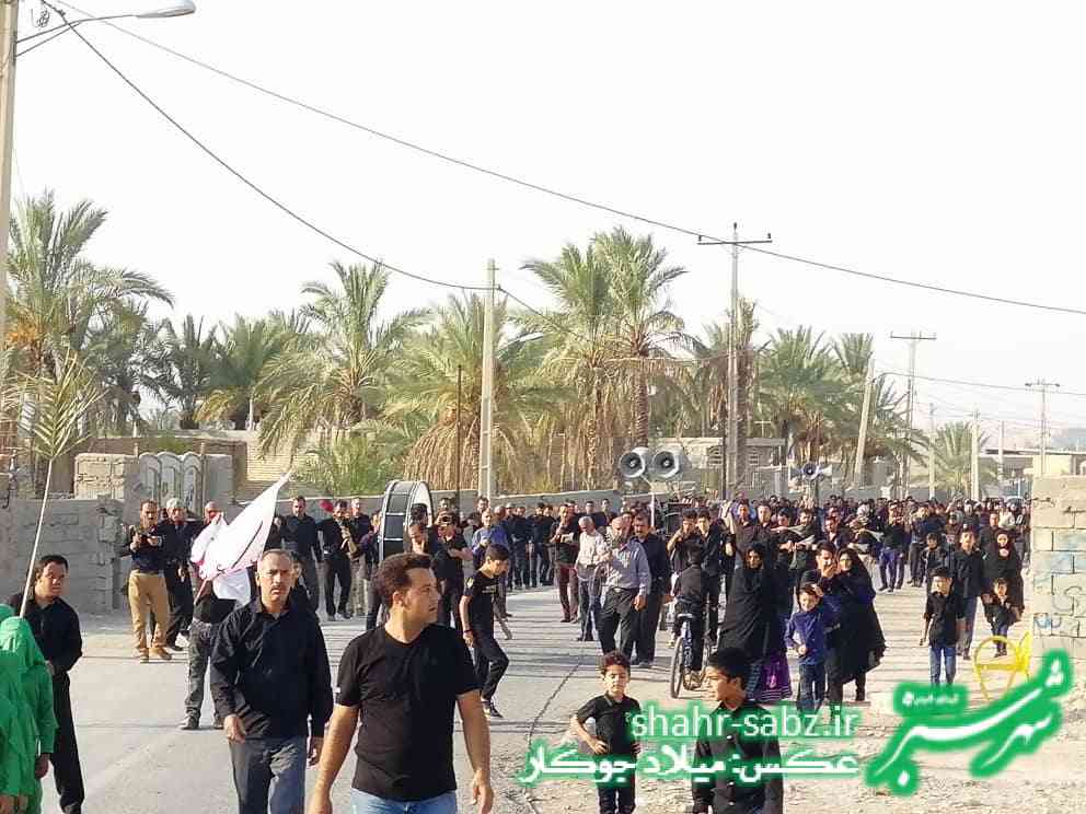 29-06-01397روز عاشورا هئیت عزاداری روستای تل ابیض و جدول ترکی جره و بالاده -عکس: میلاد جوکار