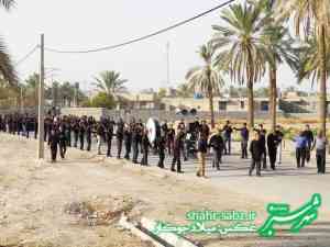 29-06-01397روز عاشورا هئیت عزاداری روستای تل ابیض و جدول ترکی جره و بالاده -عکس: میلاد جوکار