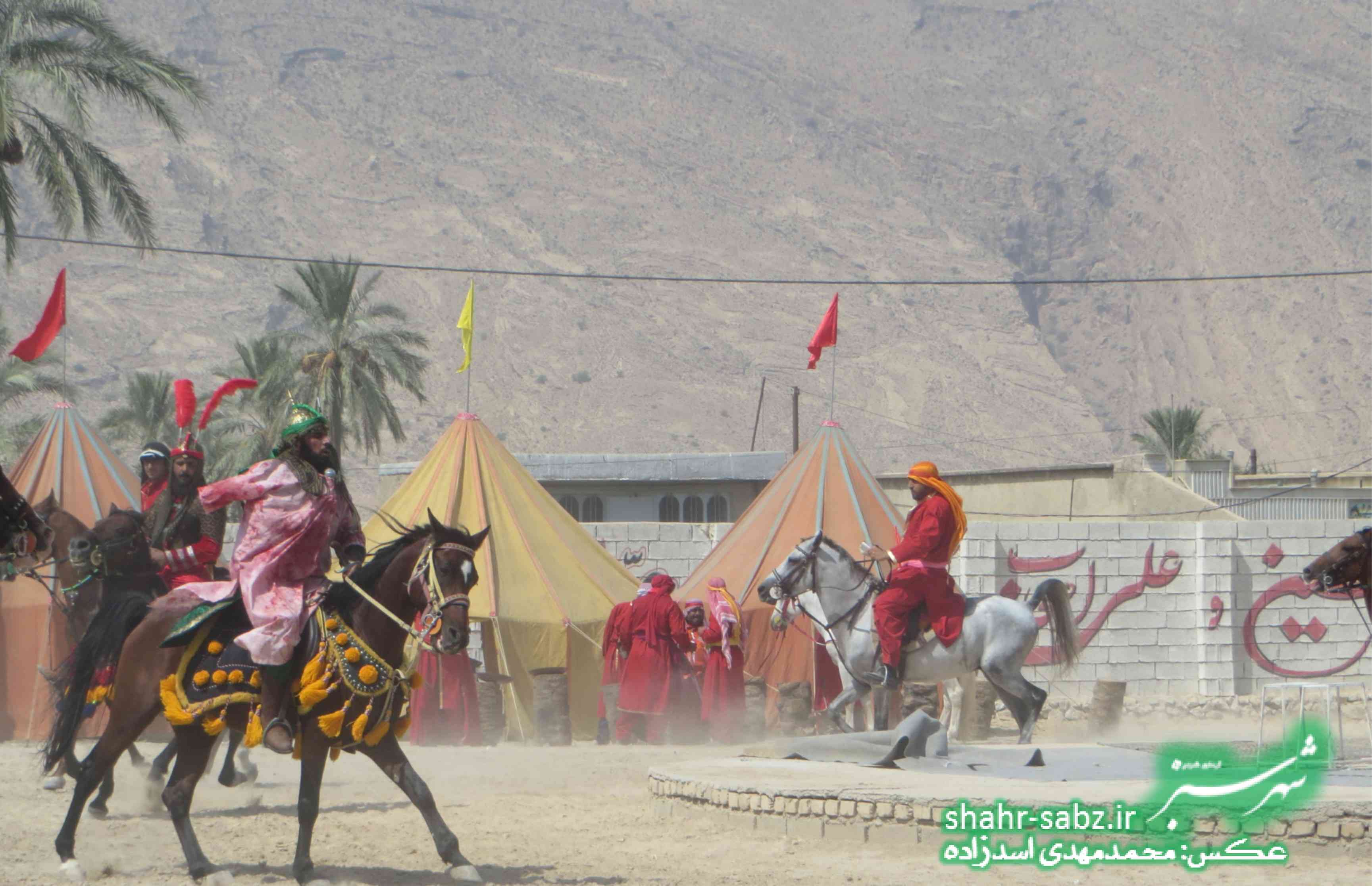 29-06-1397 تعزیه روز عاشورا در روستای دریس کازرون -عکس: محمدمهدی اسدزاده