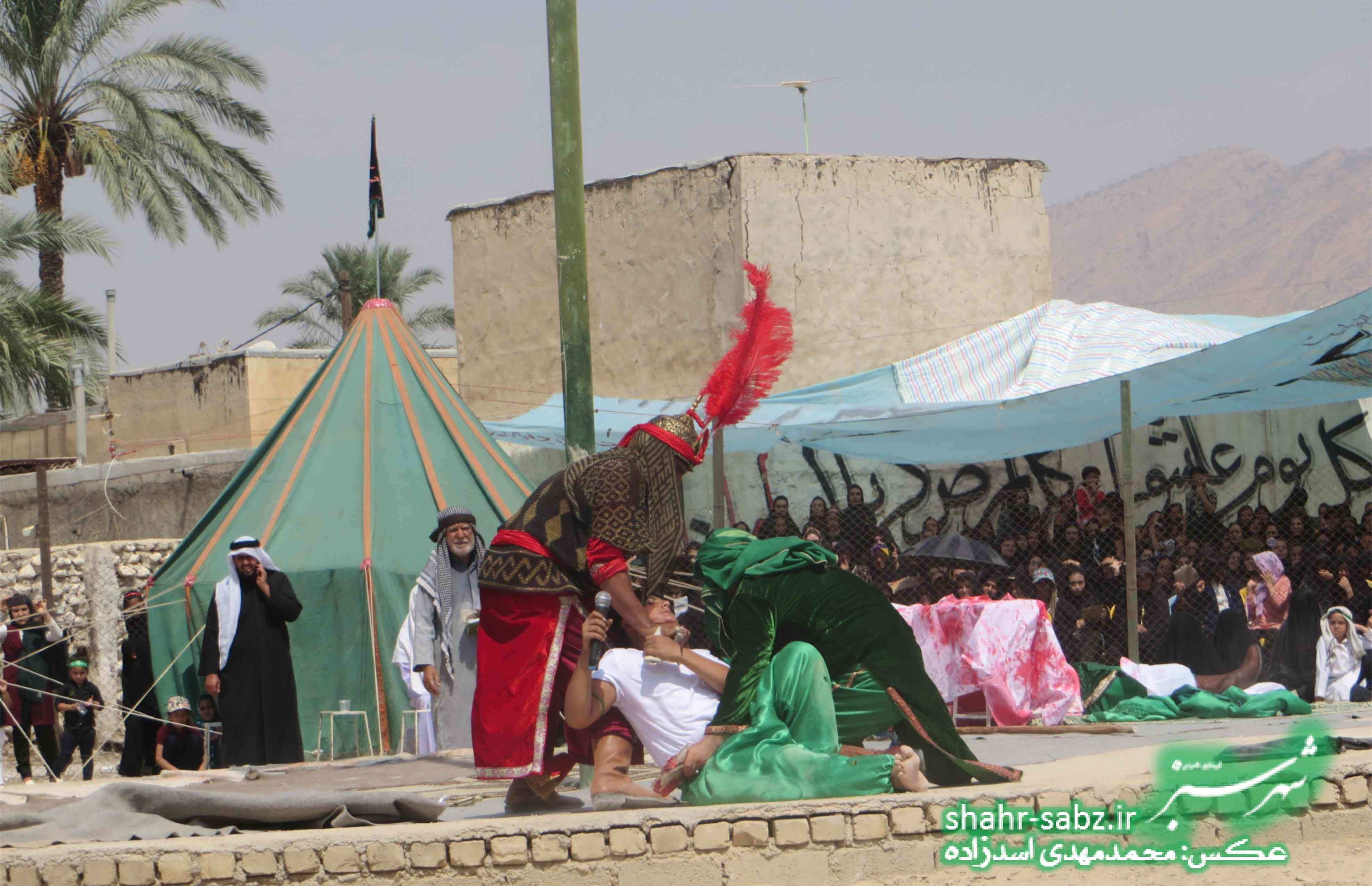 29-06-1397 تعزیه روز عاشورا در روستای دریس کازرون -عکس: محمدمهدی اسدزاده