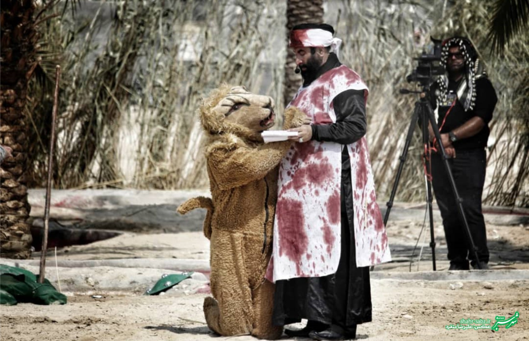 30-06-1397-تعزیه روز عاشورا در کره موچی لامرد- عکس: علیرضا منفرد