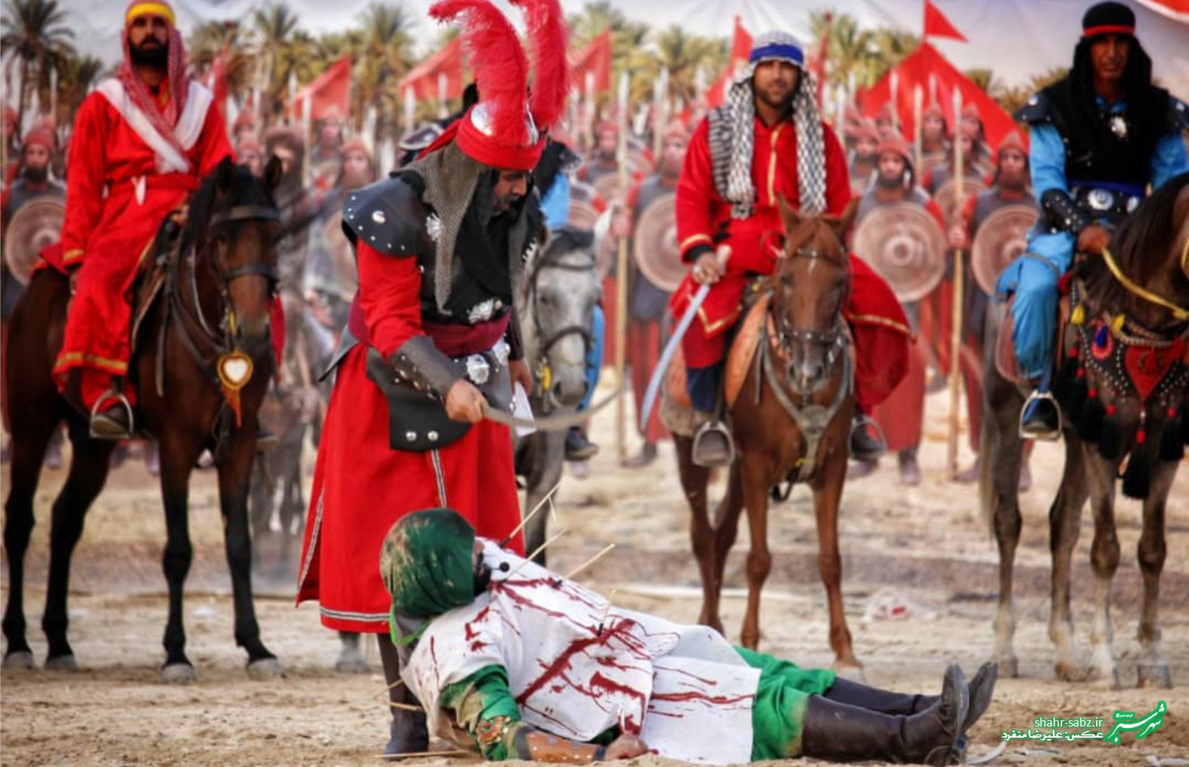 30-06-1397-تعزیه روز عاشورا در کره موچی لامرد- عکس: علیرضا منفرد