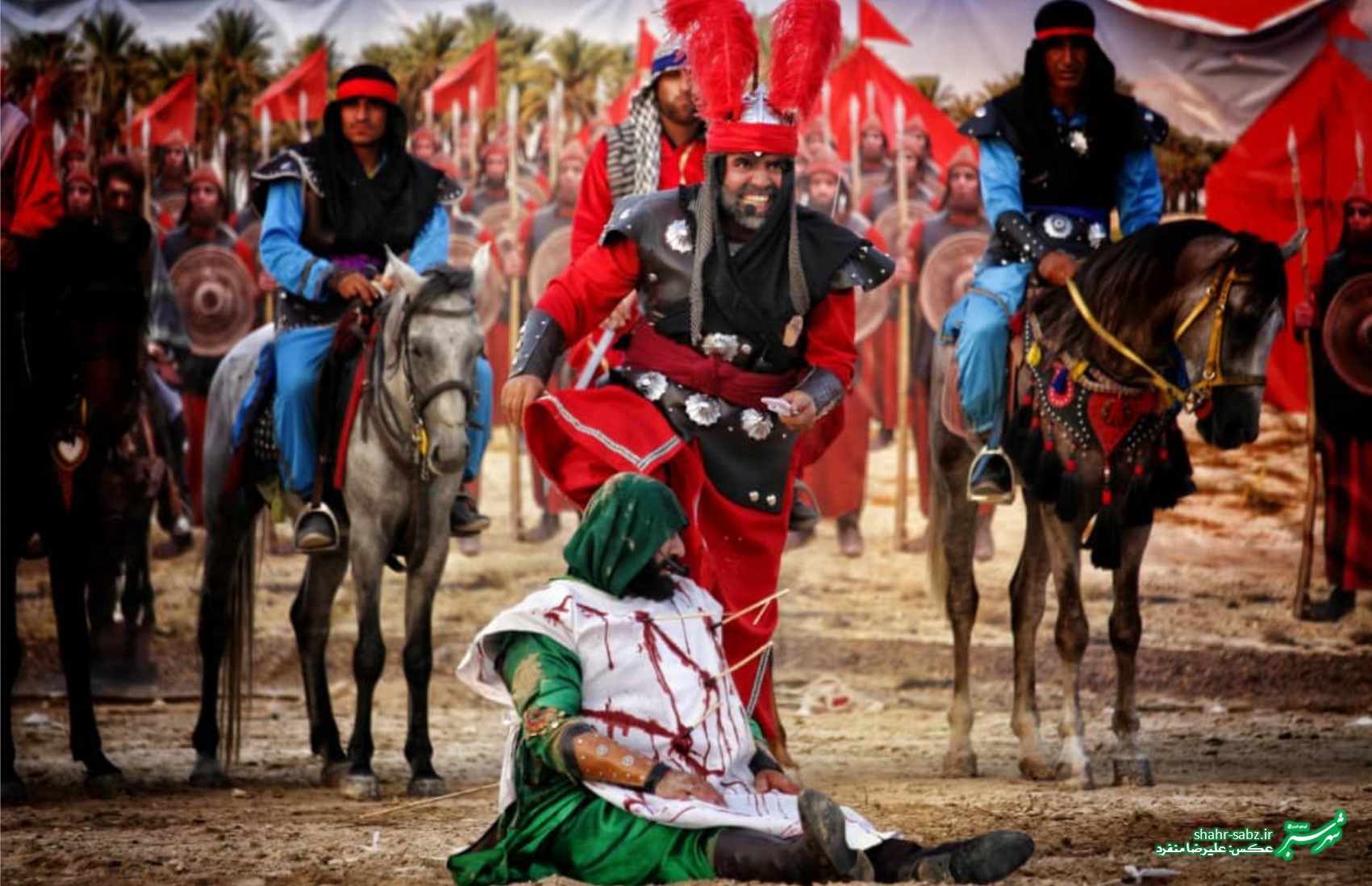 30-06-1397-تعزیه روز عاشورا در کره موچی لامرد- عکس: علیرضا منفرد