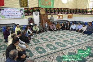 فرماندار کازرون در خشت/ عکس: محمود نوذری