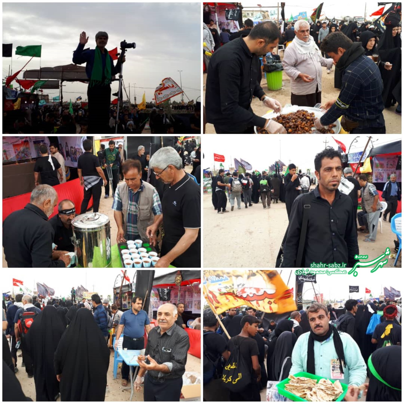 5آبان97 کربلا، راهپیمایی اربعین/ عکس از محمود نوذری