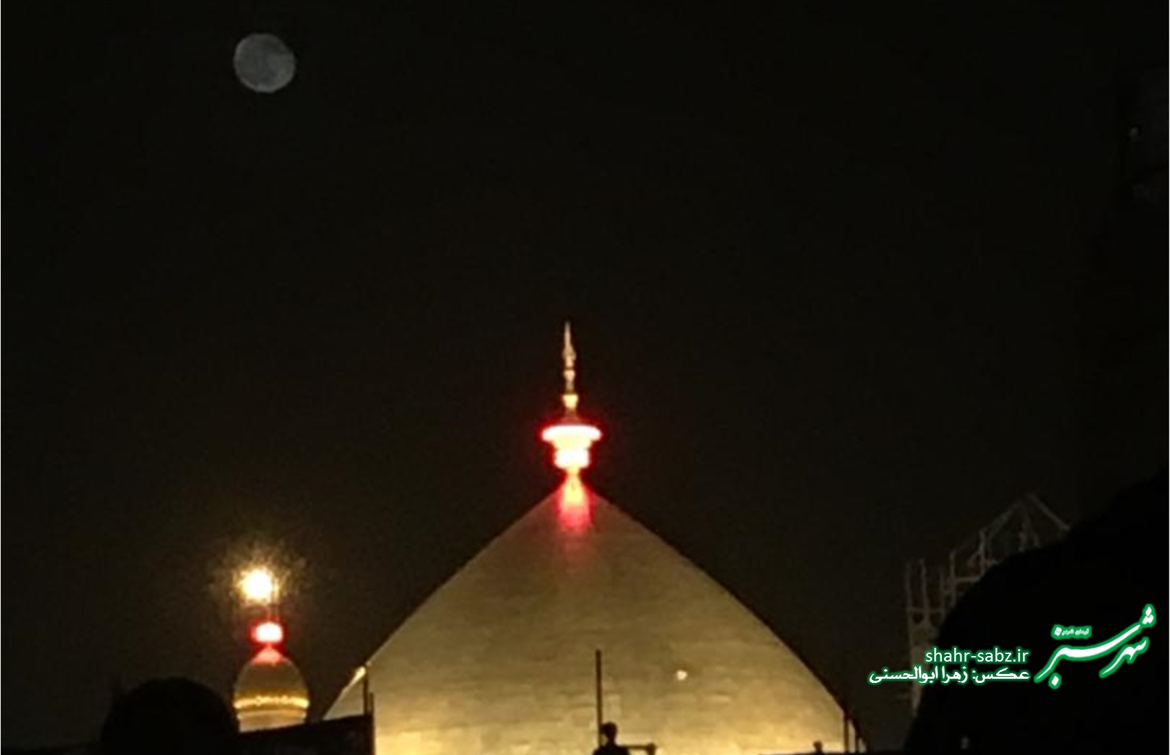 نجف، گنبد امیرالمؤمنین در ایام اربعین حسینی/ عکس: زهرا ابوالحسنی