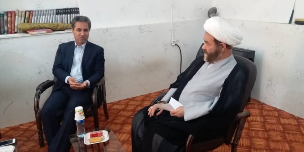 آیت الله علی اکبر کلانتری و حیدر اسکندرپور/ عکس: طاهره کریمی خرمی