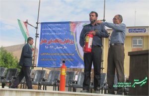 رزمایش پدافند غیرعامل در هنرستان امام خامنه ای کازرون/ عکس: ایمان مرتجز