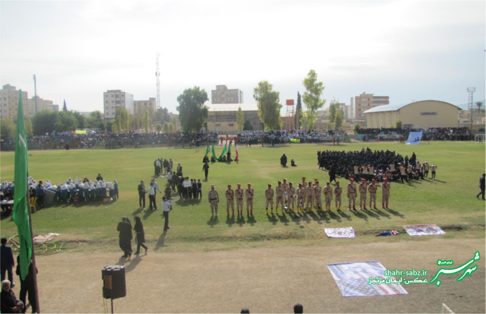 راهپیمایی 13 آبان در کازرون/ عکس: ایمان مرتجز