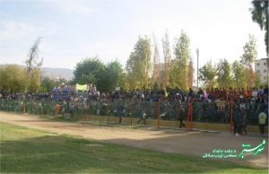 تجمع ضداستکباری دانش آموزان کازرون در 13 آبان1397/ عکس: زینب صادقی