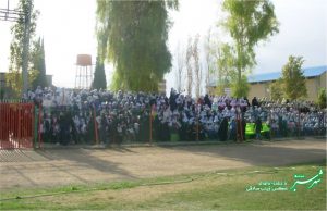 تجمع ضداستکباری دانش آموزان کازرون در 13 آبان1397/ عکس: زینب صادقی