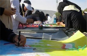 تجمع ضداستکباری دانش آموزان کازرون در 13 آبان1397/ عکس: زینب صادقی