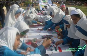 تجمع ضداستکباری دانش آموزان کازرون در 13 آبان1397/ عکس: زینب صادقی