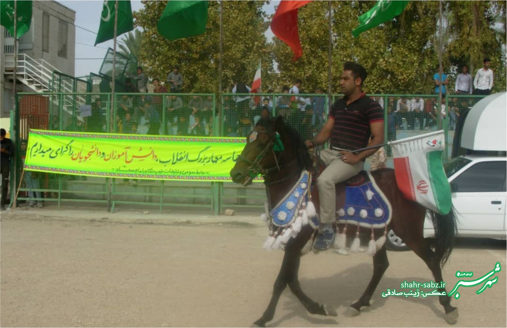 تجمع ضداستکباری دانش آموزان کازرون در 13 آبان1397/ عکس: زینب صادقی