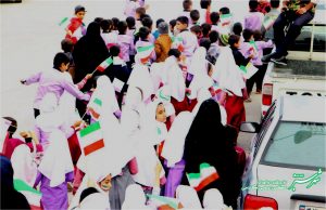 راهپیمایی 13 آبان در شهر بالاده کازرون/ عکس از یحیی گندمی