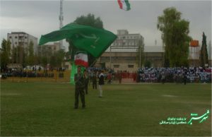 تجمع ضداستکباری دانش آموزان کازرون در 13 آبان1397/ عکس: زینب صادقی