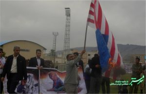 تجمع ضداستکباری دانش آموزان کازرون در 13 آبان1397/ عکس: زینب صادقی