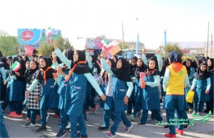 راهپیمایی 13 آبان 1397 خانه زنیان/ عکس: پریوش کاویانی