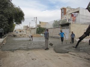 فعالیتهای گسترده عمرانی شهرداری کازرون