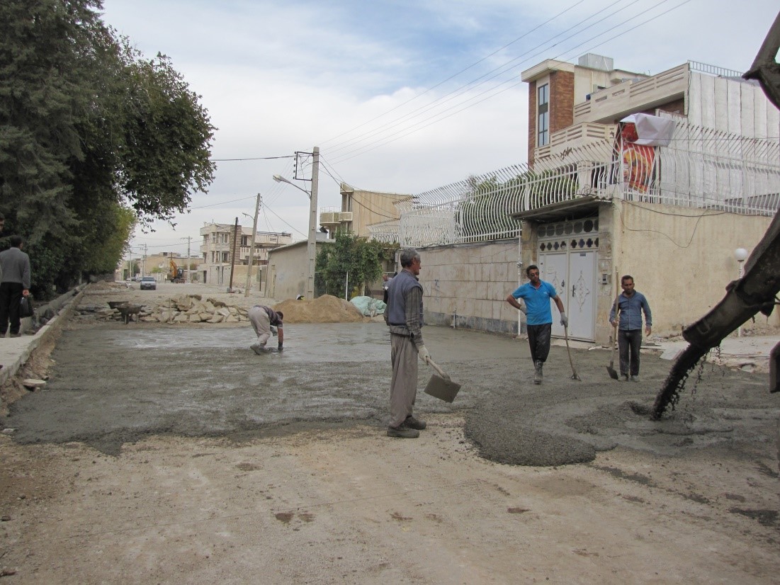 فعالیتهای گسترده عمرانی شهرداری کازرون