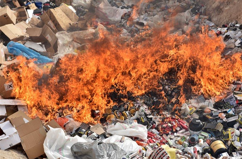 ۱۰ تن داروهای دست‌ساز و قاچاق در شیراز امحاء شد