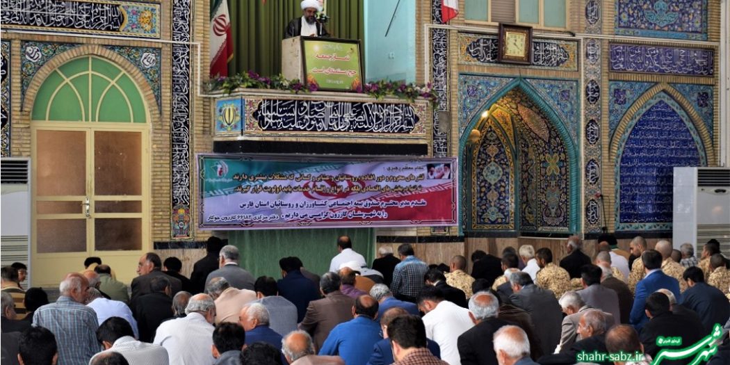 نمازجمعه کازرون/ حجت الاسلام شیخ محمد خرسند