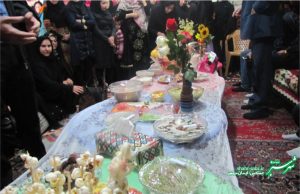 برپایی نمایشگاه غذاهای سنتی و دست ساخته های سوادآموزان در کازرون/ عکس: ایمان مرتجز