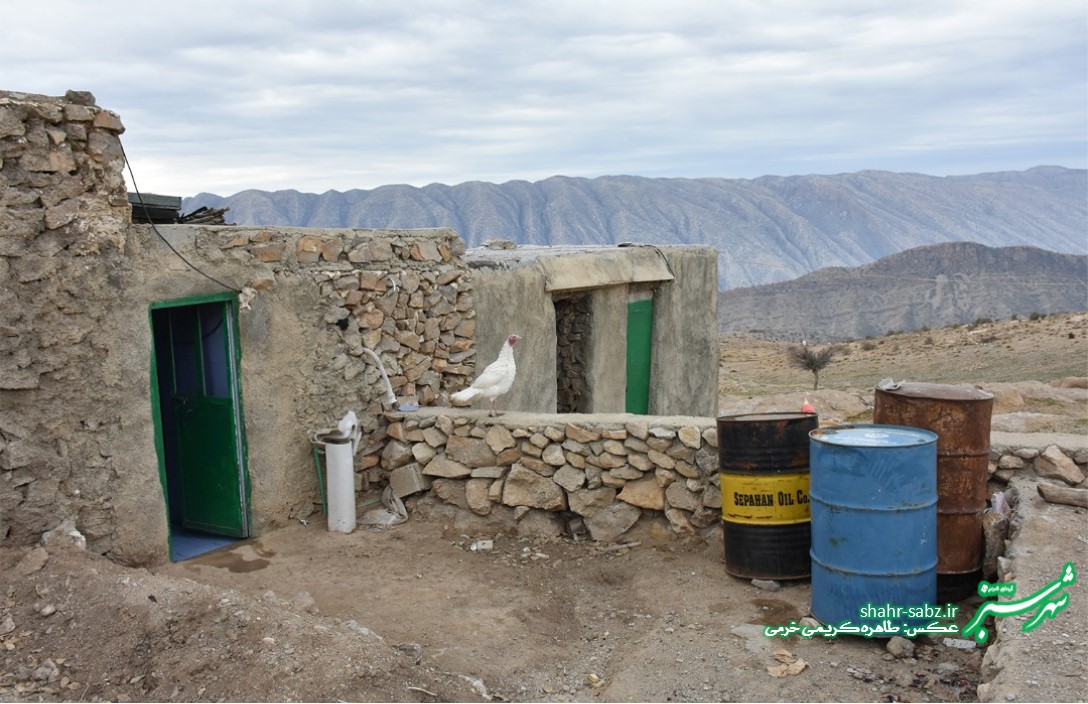 خانه های سنگی روستایی/ روستای کنده ای/ عکس: طاهره کریمی خرمی