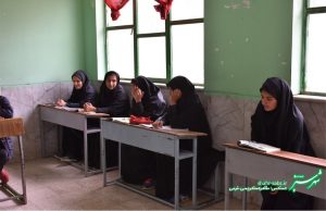 دانش آموزان دختر روستایی/ روستای کنده ای/ عکس: طاهره کریمی خرمی
