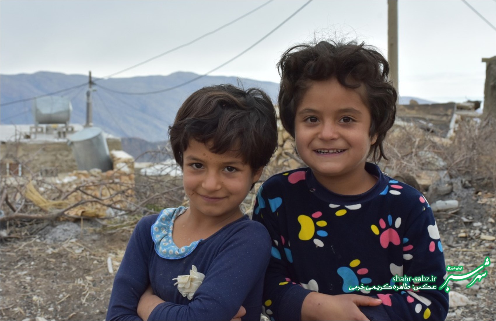 دختران روستای کنده ای/ عکس: طاهره کریمی خرمی