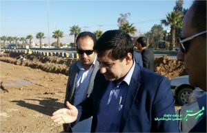 بازدید حسین آرگیو از بزرگراه خلیج فارس شیراز-عکس از علی مقدس فرد