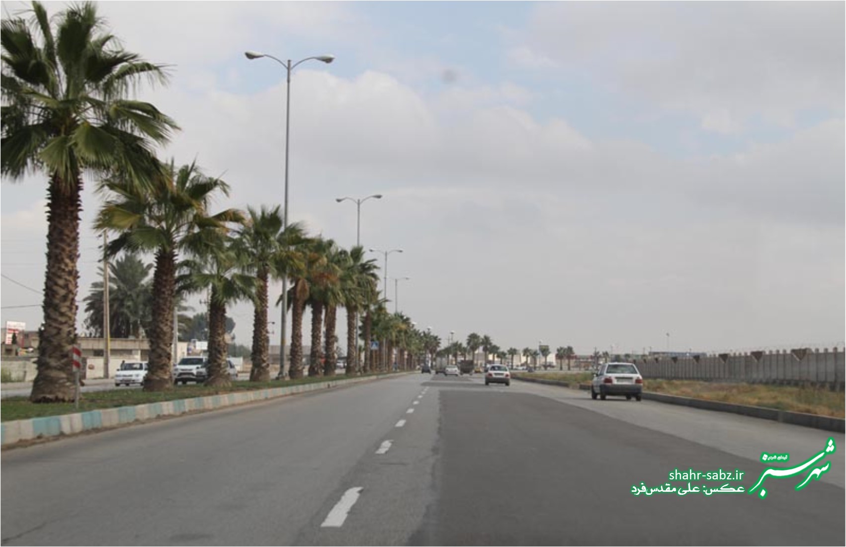 بزرگراه خلیج فارس شیراز-عکس از علی مقدس فرد
