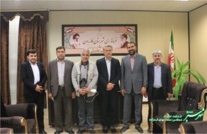 صابر سهرابی، داریوش دهقان، فضل الله عباسپور/ دیدار با فرماندار کازرون/ سفر مدیرکل فرهنگ و ارشاد اسلامی فارس به کازرون/ عکس: محمدمهدی اسدازده