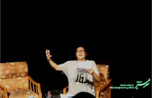 نمایش زندگی در تئاتر/ حنیف سلطانی سروستانی و سروش عباسی/ عکس: محمدمهدی اسدزاده