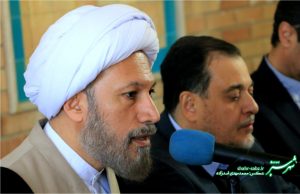 لطف الله دژکام، سید احمدرضا دستغیب/ آیین گشایش مجمع عالی حکمت اسلامی شیراز/ عکس: محمدمهدی اسدزاده